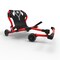 EzyRoller: Classic X - Red - Ride-On Scooter, Cambering Motion, Pedal Free Cart, Hand Brakes, Extendable Frame, 154lb Capacity, Kids Ages 4+